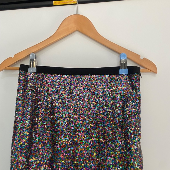 Gianni Bini S Multicolor Sequin Skirt - Picture 5 of 13